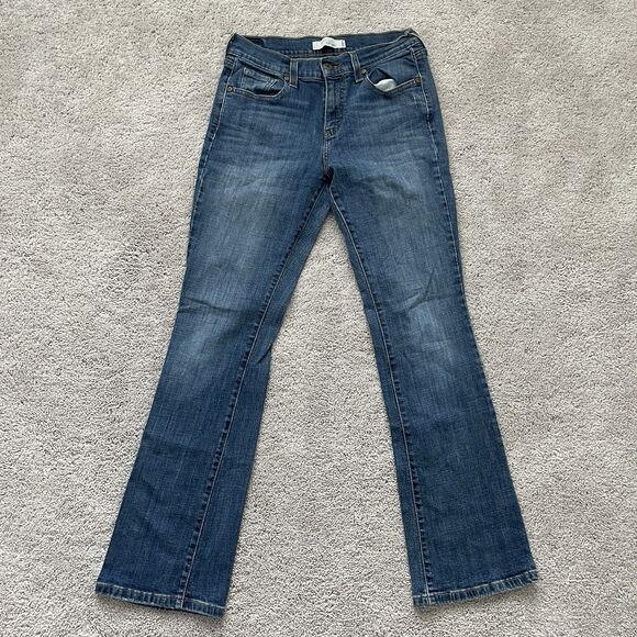 Levi's Denim - Levis 515 Bootcut Womens Medium Wash Stretch Blue Jeans 6M 26x30 Flap Pockets
